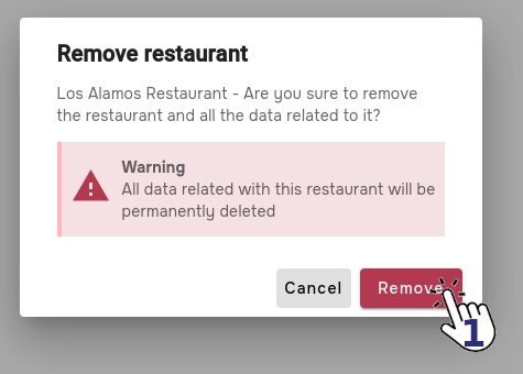Remove restaurant 2